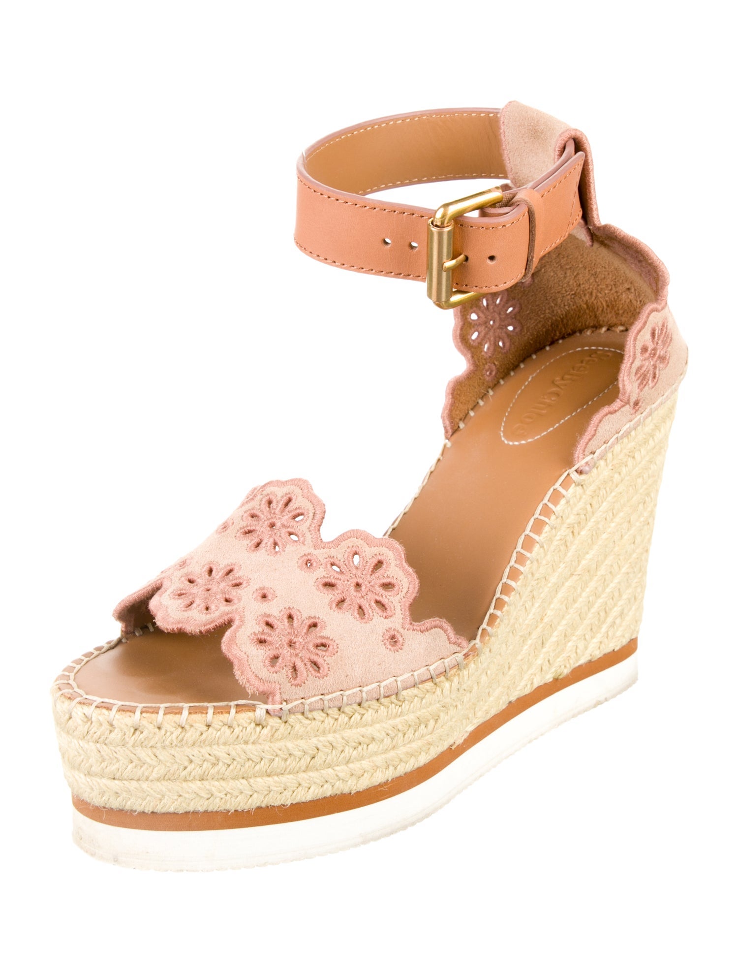 See by Chloé Suede Patterned Espadrilles