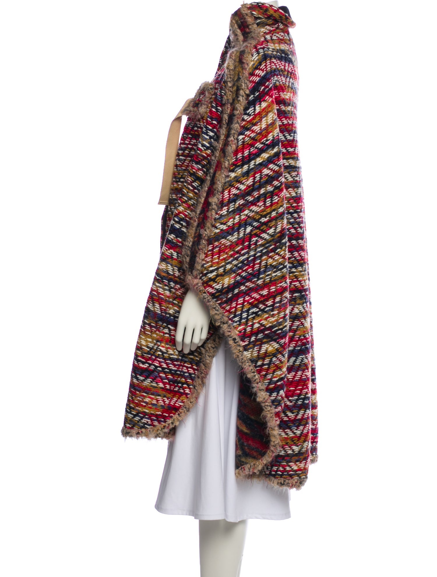 See by Chloé Virgin Wool Striped Coat w/ Tags