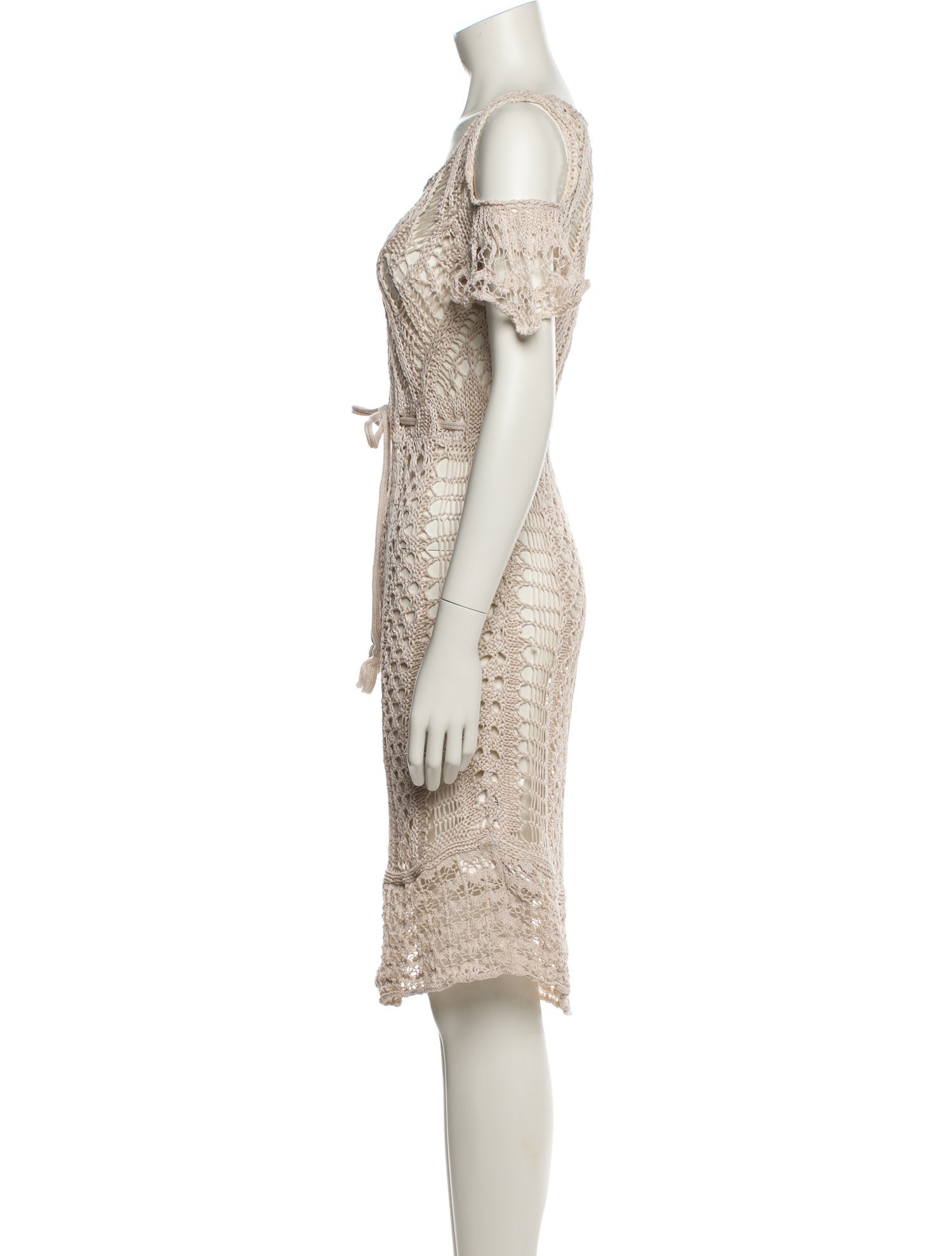 See by Chloé Lace Pattern Crochet Trim Cover-Up