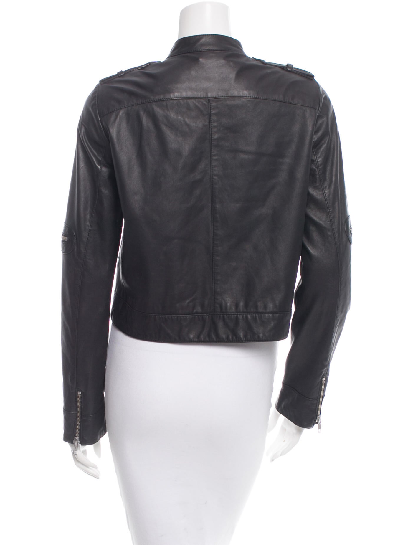 See By Chloé Leather Moto Jacket Clothing Wse23378 The Realreal Leather Moto Jacket