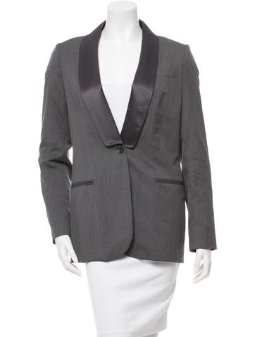 See by Chloé Wool Shawl Collar Blazer