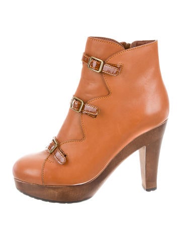 See by Chloé Leather Platform Boots