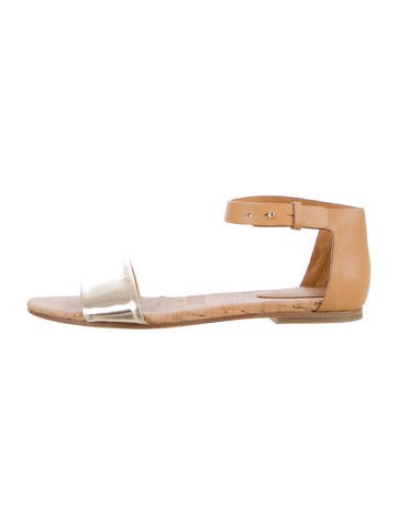 See by Chloé Leather Ankle-Strap Sandals