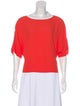 Short Sleeve Scoop Neck Top image 1