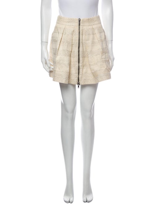 See by Chloé Mini Skirt Metallic