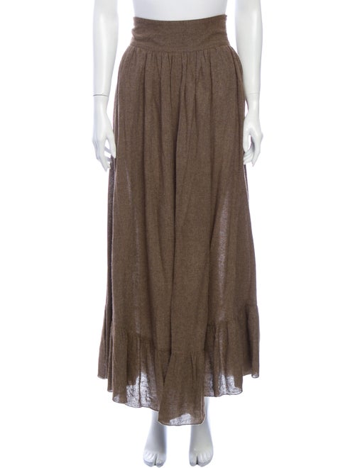 See by Chloé Long Skirt Brown