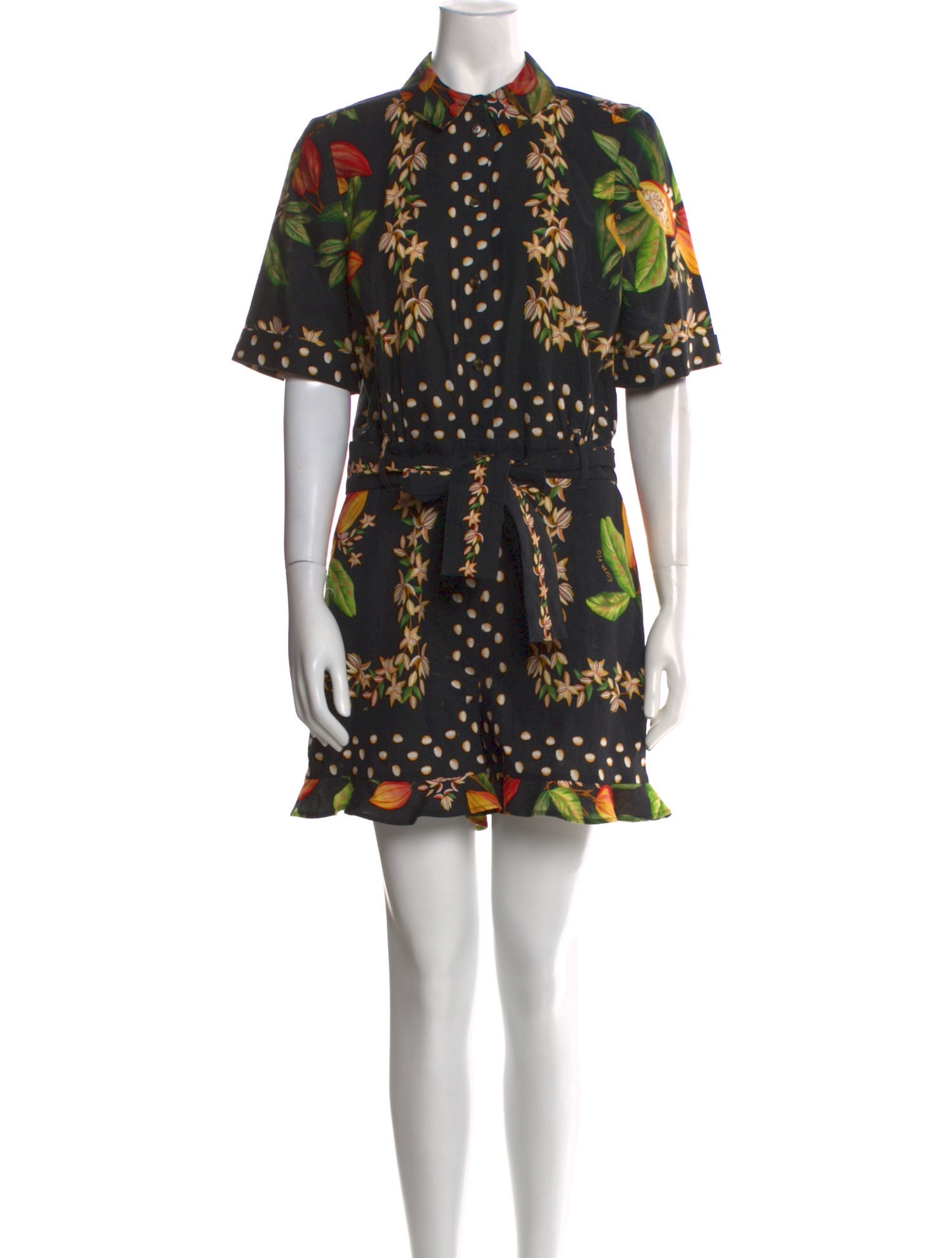 Sezane x Farm Rio Floral Print Romper