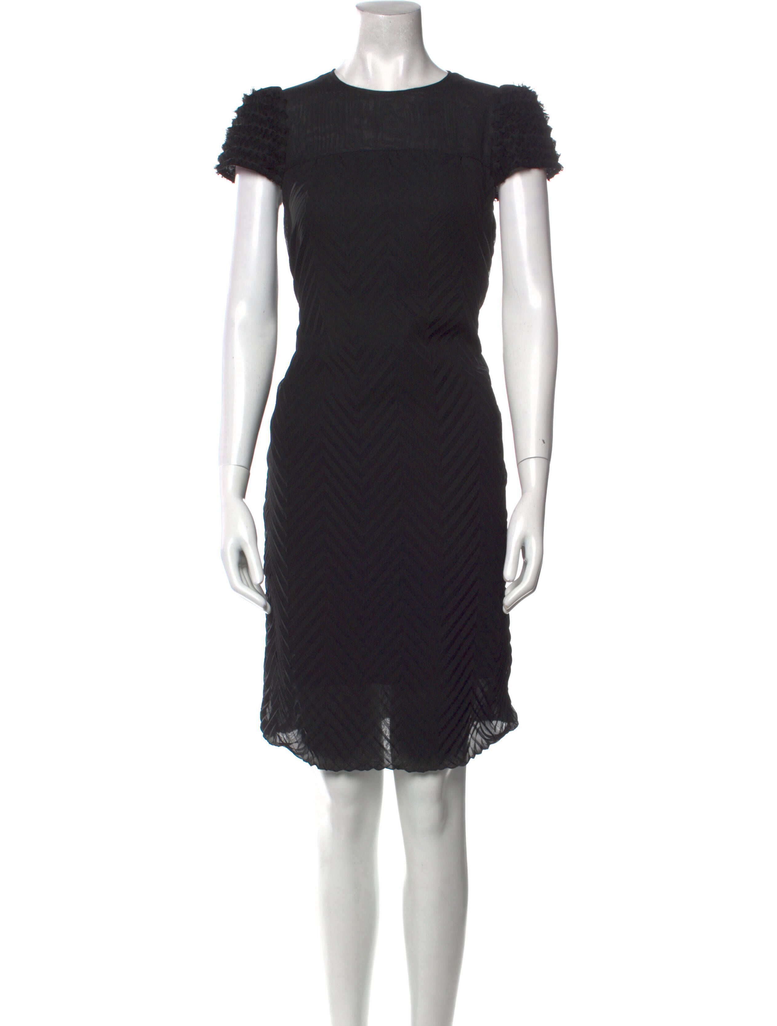 See by Chloé Crew Neck Knee-Length Dress