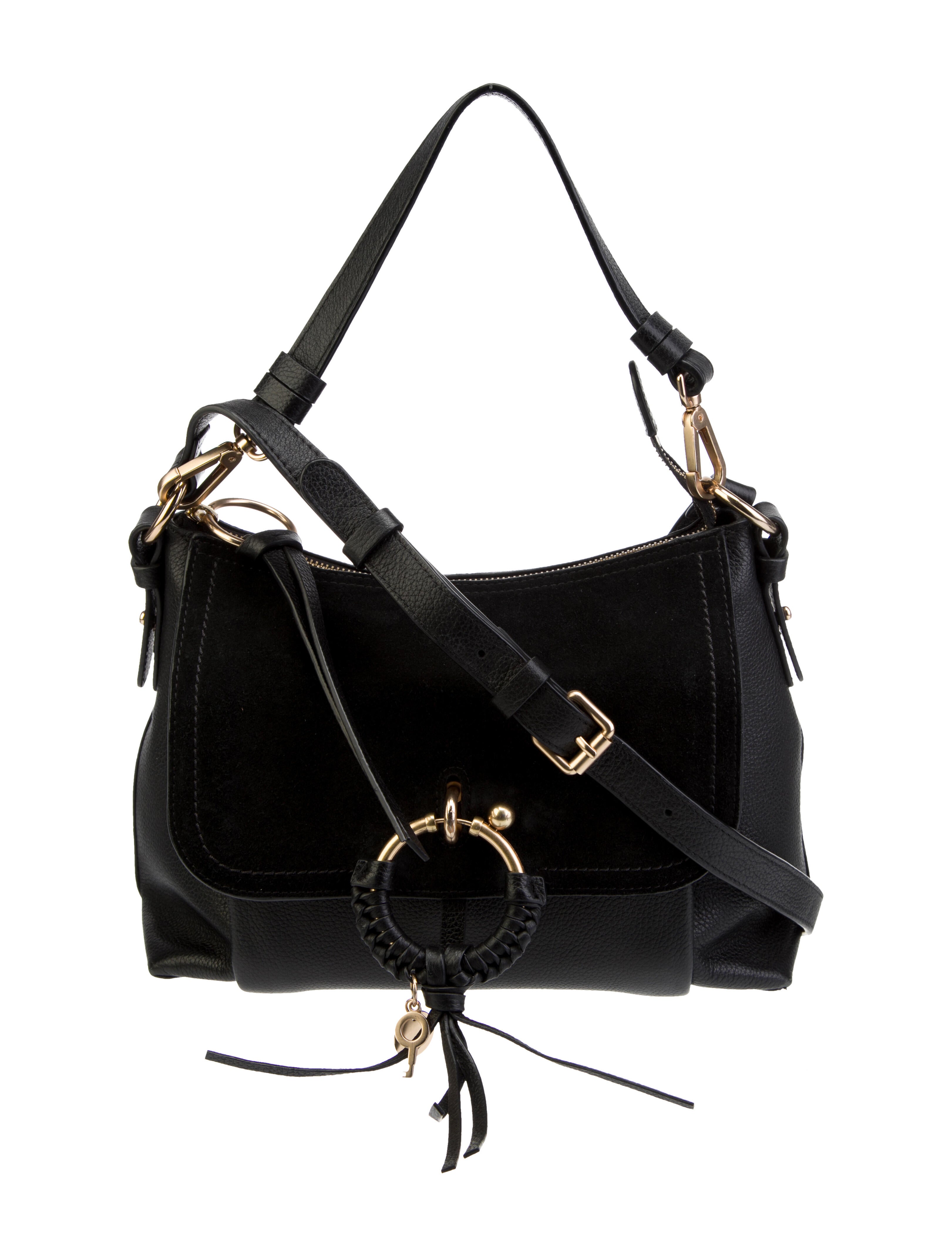 See by Chloé Joan Leather Crossbody Bag Black Crossbody Bags