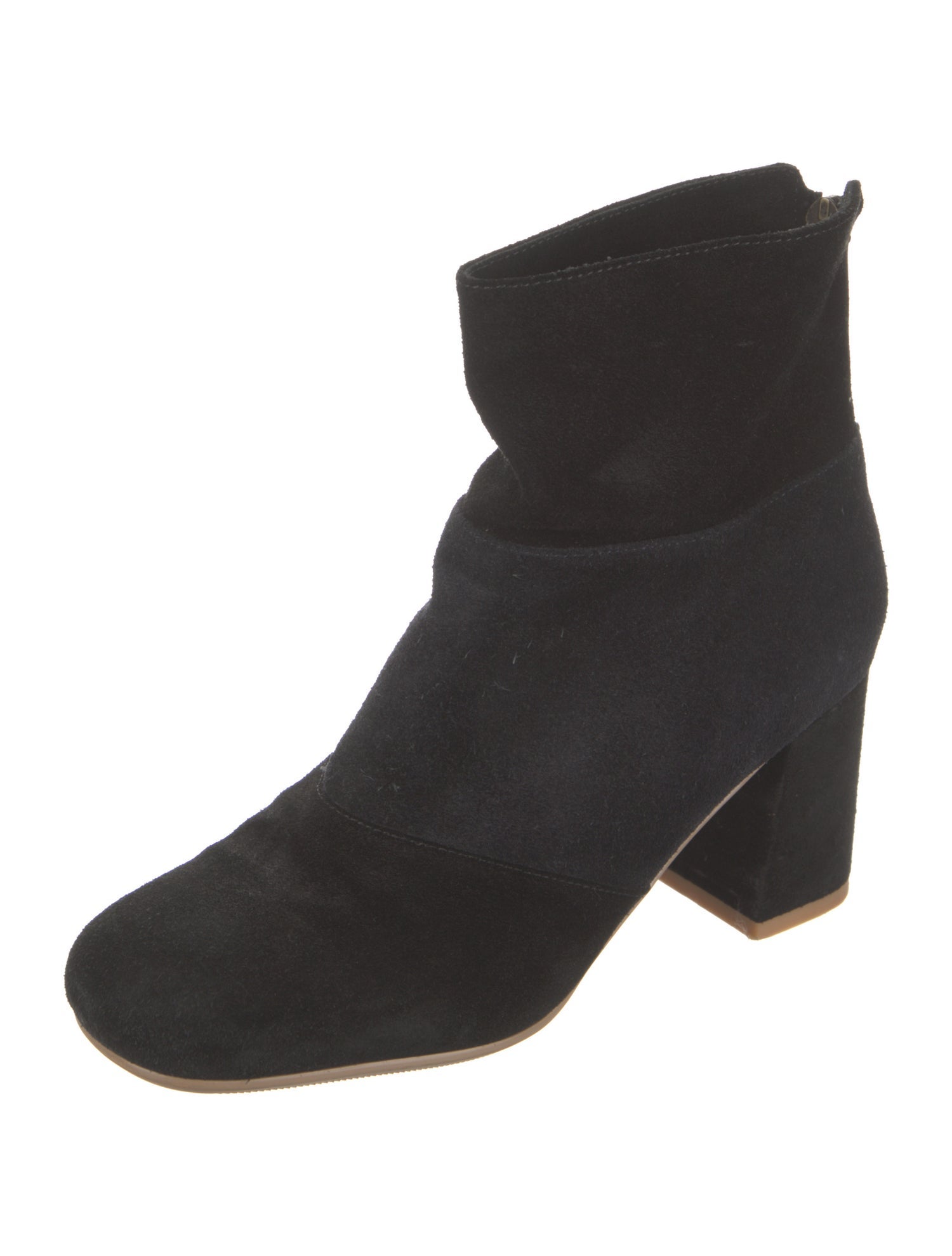 See by Chloé Suede Scalloped Accent Boots