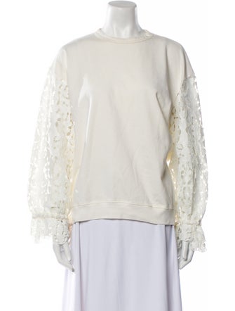 See by Chloé Crew Neck Long Sleeve Sweatshirt
