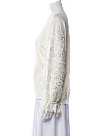 See by Chloé Crew Neck Long Sleeve Sweatshirt