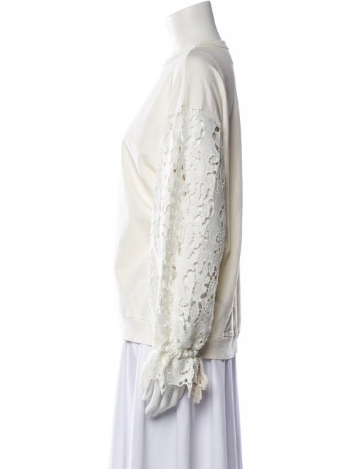 See by Chloé Crew Neck Long Sleeve Sweatshirt