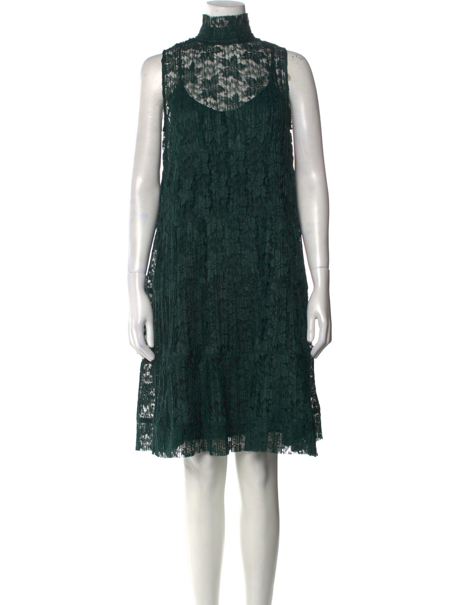 See by Chlo Lace Pattern Knee-Length Dress - Green Dresses, Clothing - WSE97152 | The RealReal See by Chlo Lace Pattern Knee-Length Dress - Green Dresses, Clothing - WSE97152 | The RealReal