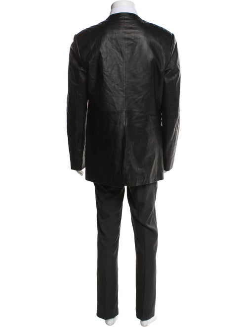 Sean Suen Leather Overcoat