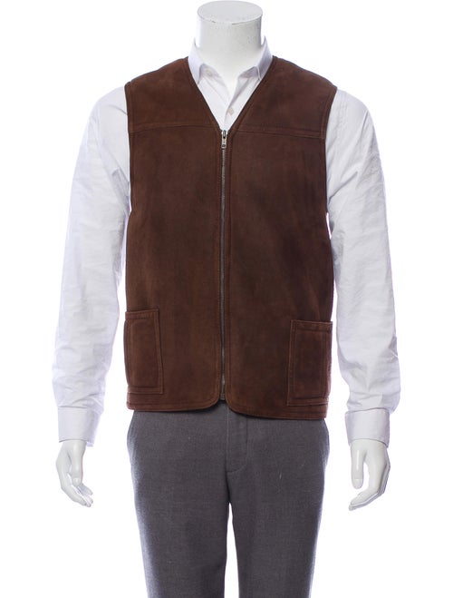 Searle Shearling Vest brown