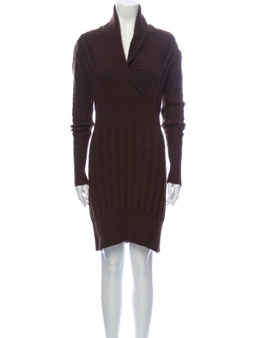 Searle Cashmere Mini Dress Brown