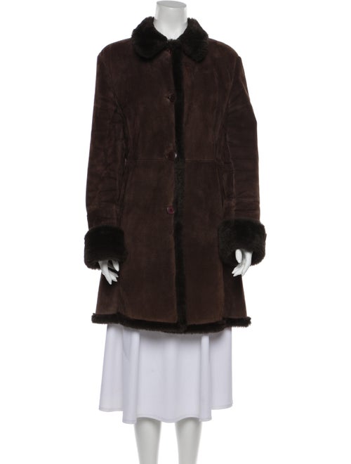 Searle Faux Fur Coat Brown