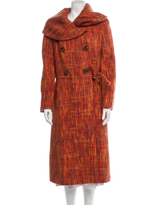 Searle Wool Tweed Pattern Peacoat