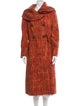 Searle Wool Tweed Pattern Peacoat