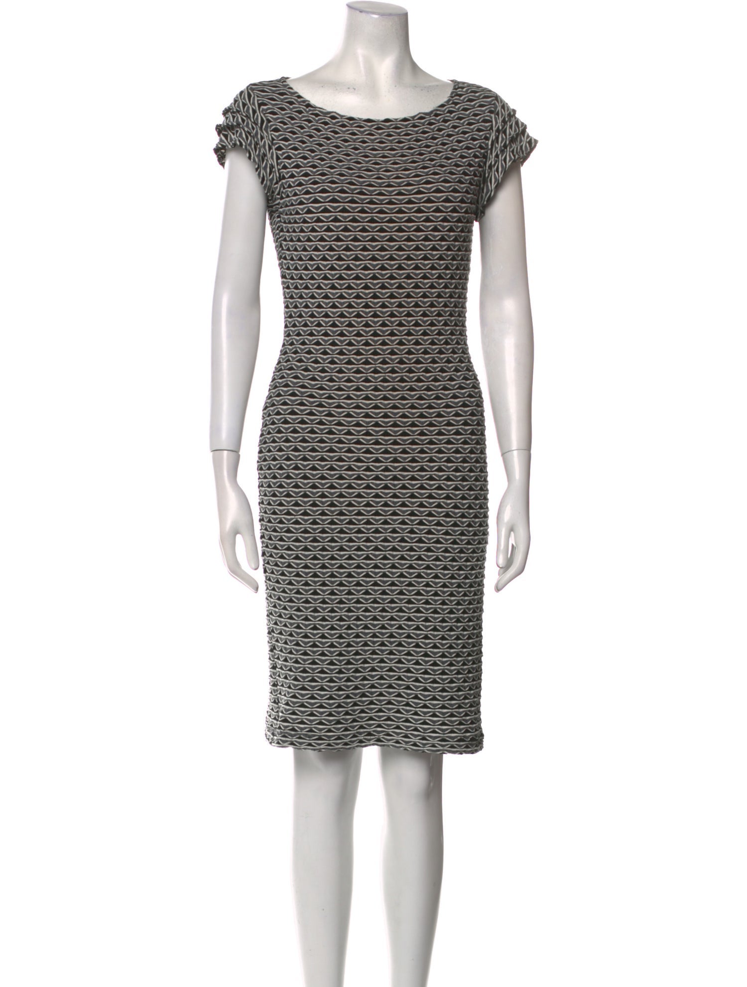 Searle Striped Knee-Length Dress