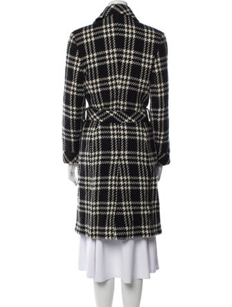 Searle Wool Plaid Print Coat