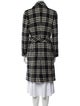 Searle Wool Plaid Print Coat