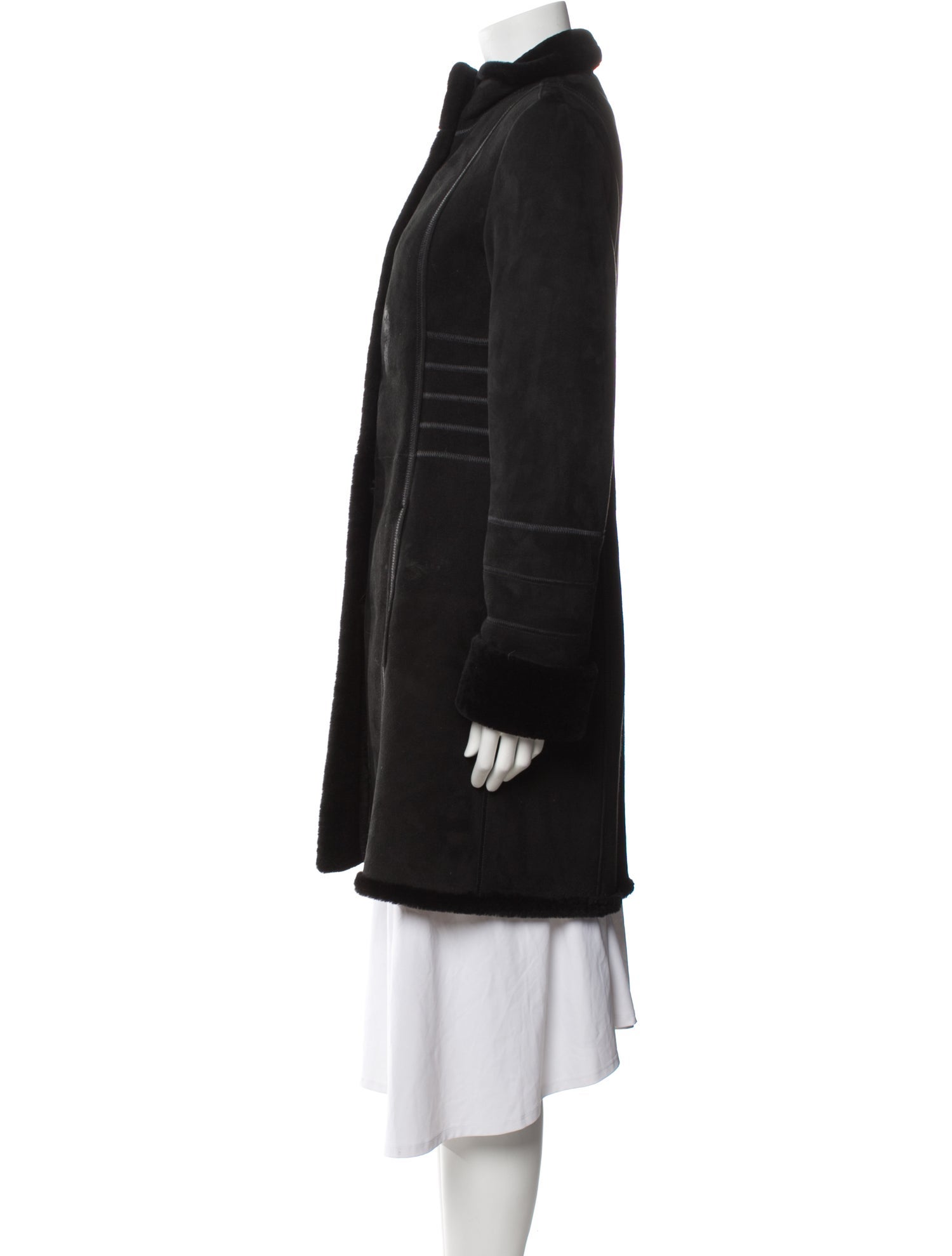 Searle Suede Faux Fur Coat