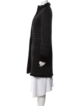 Searle Suede Faux Fur Coat