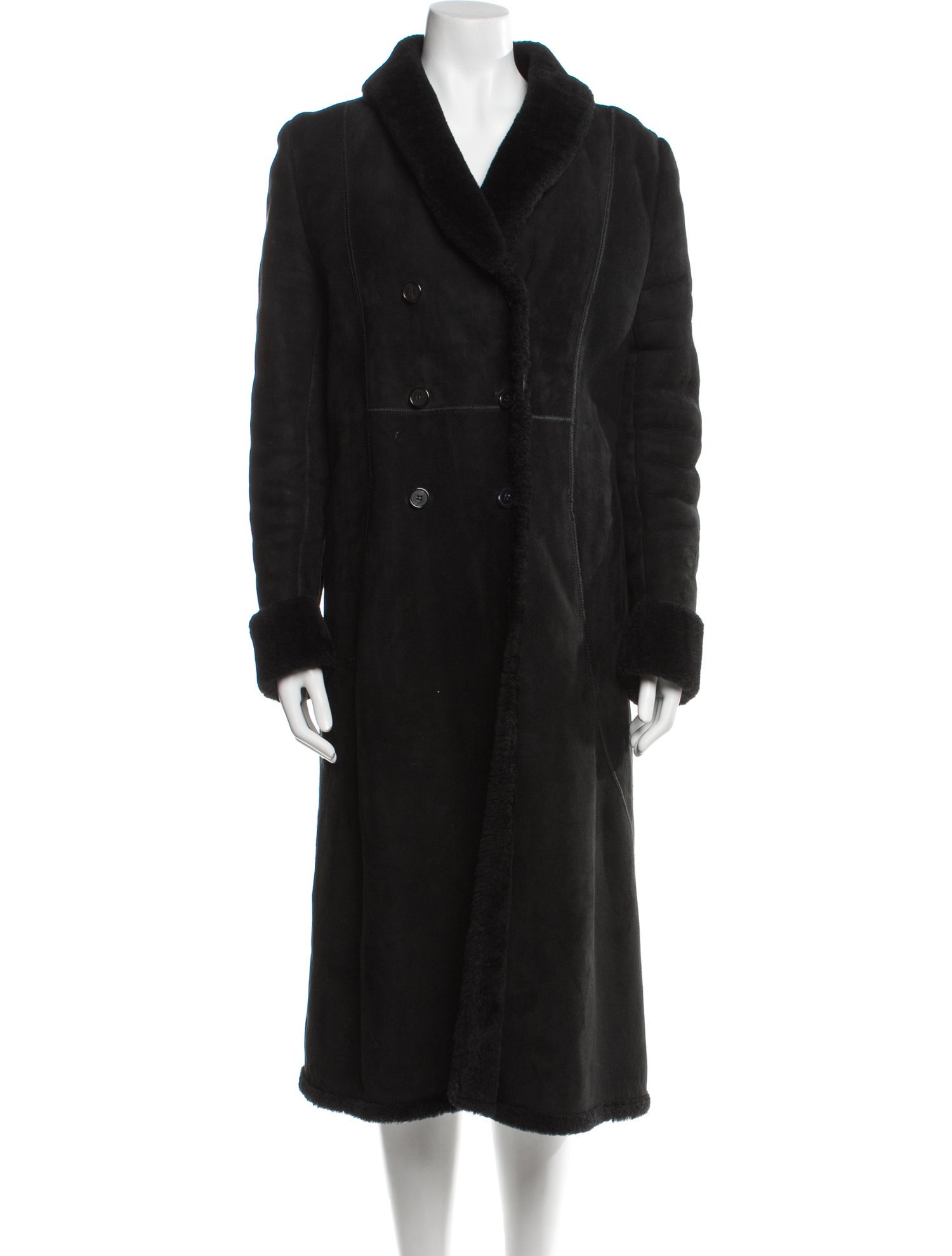 Searle Faux Shearling Faux Fur Coat