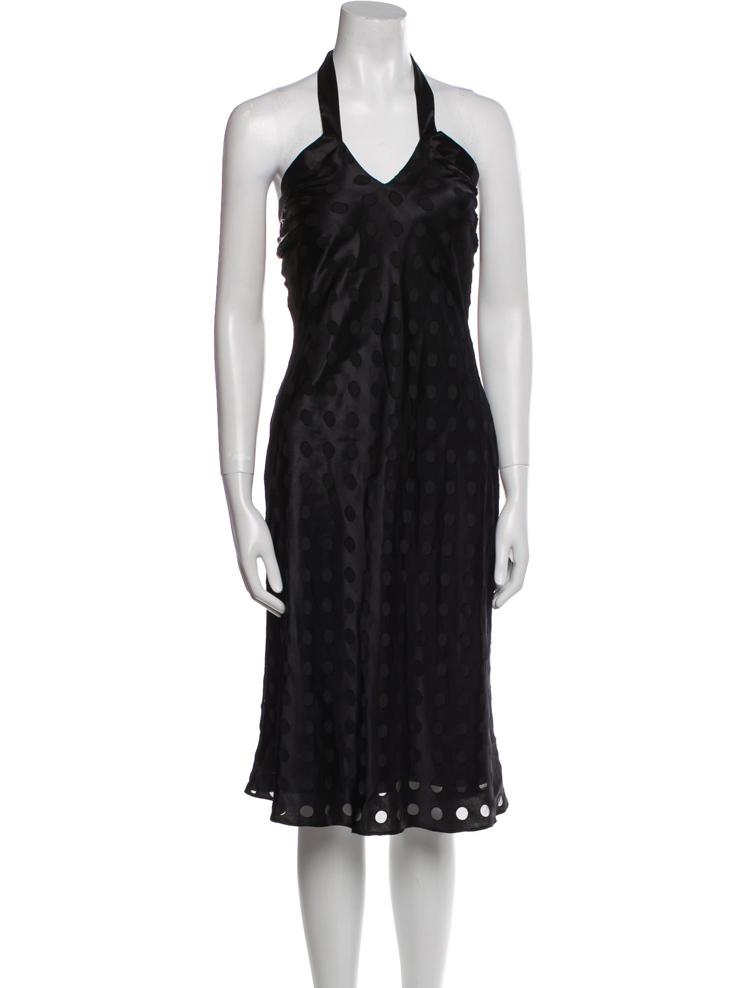 Searle Polka Dot Print Midi Length Dress