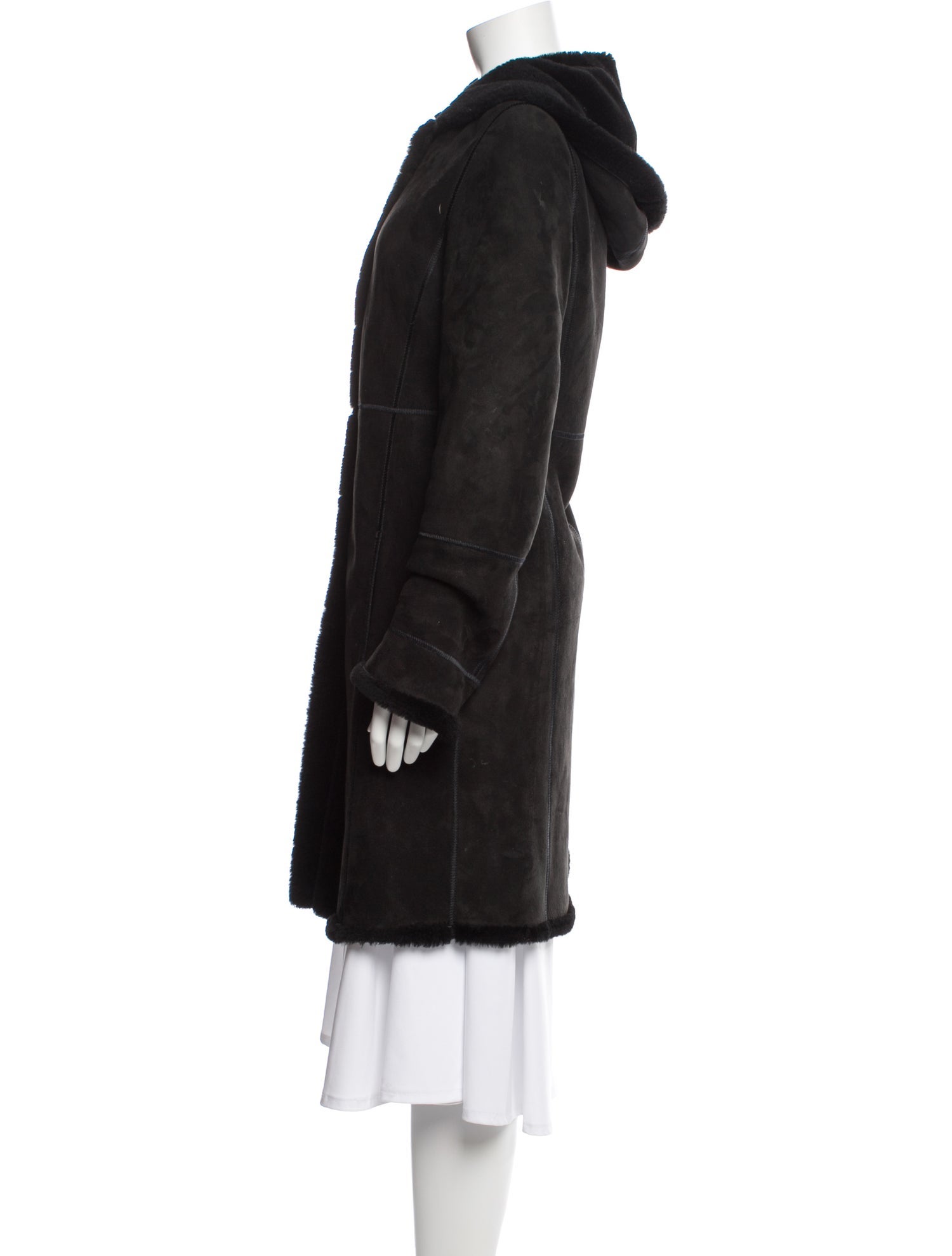 Searle Suede Faux Fur Coat
