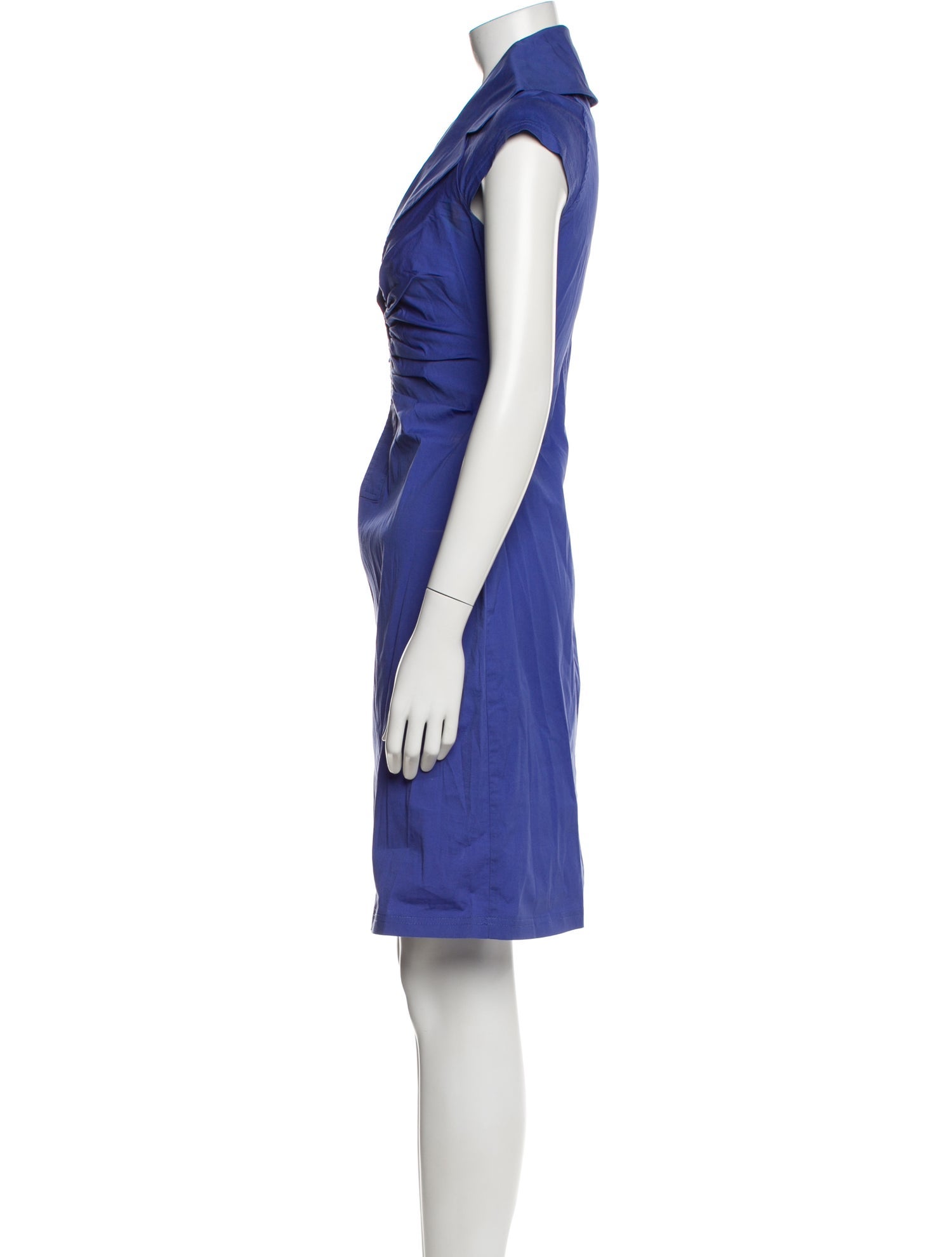 Searle V-Neck Knee-Length Dress