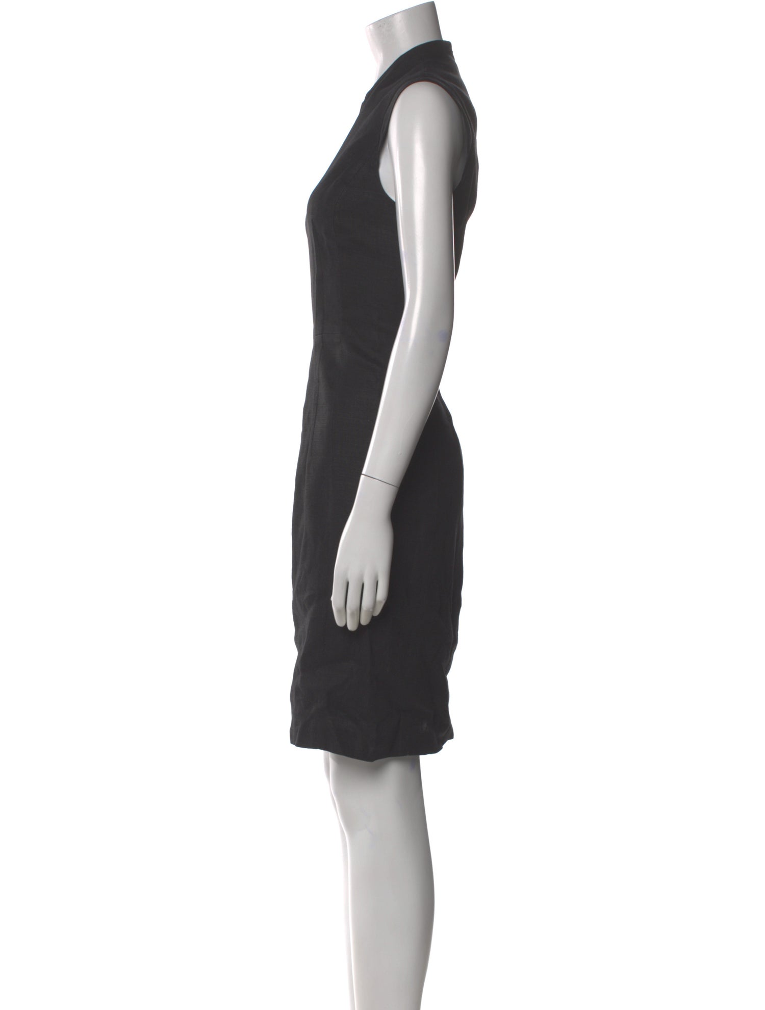 Searle V-Neck Knee-Length Dress