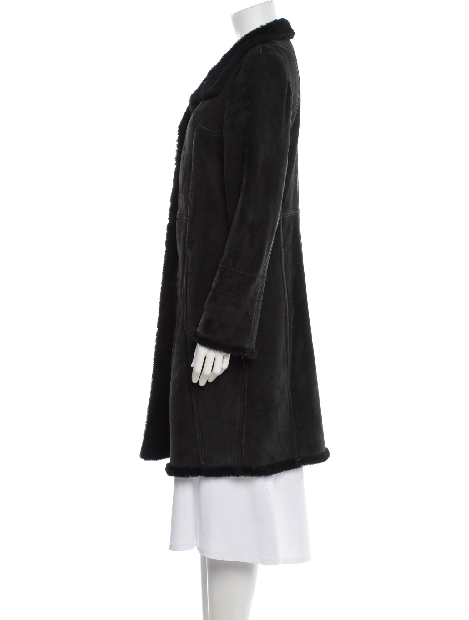 Searle Suede Faux Fur Coat