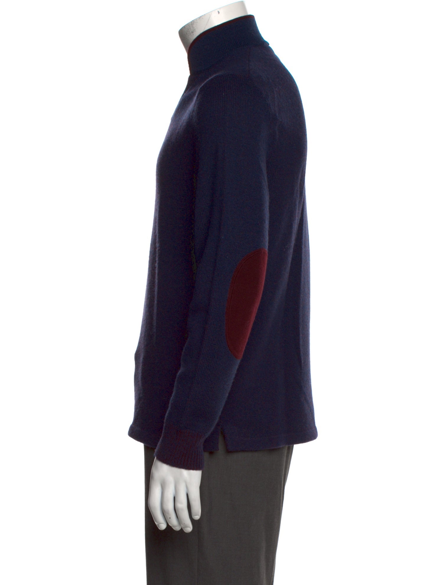 Sease Cashmere V-Neck Polo Sweater