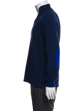 Sease Cashmere V-Neck Polo Sweater