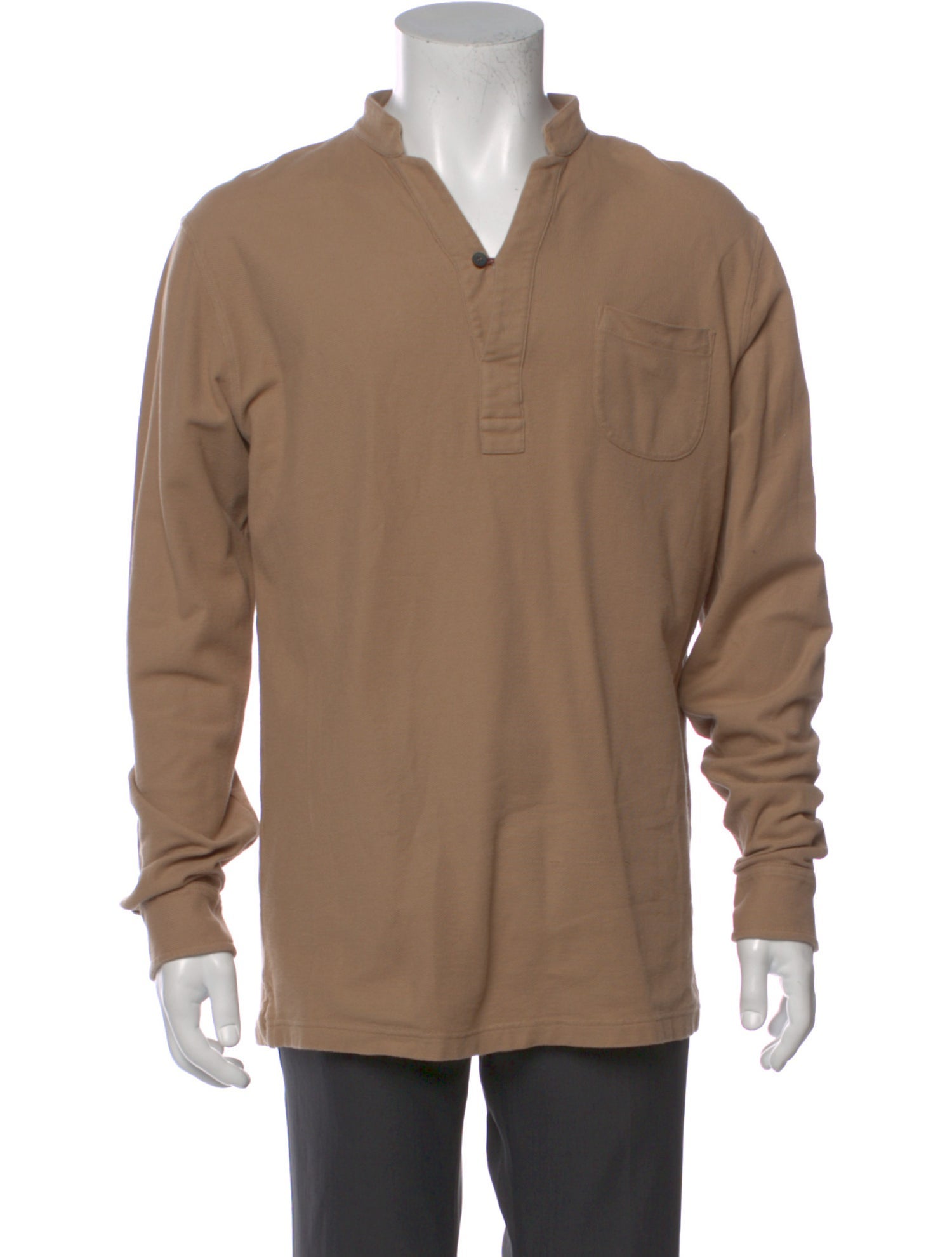 Sease V-Neck Long Sleeve Henley