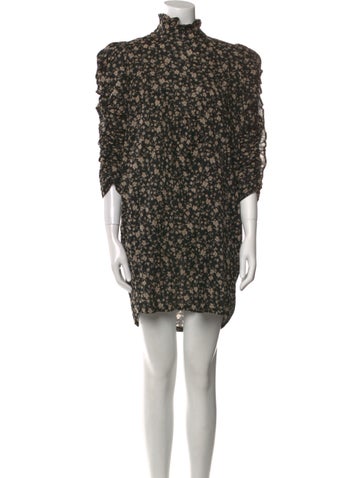 Secular Dresses Floral Print Knee-Length Dress S