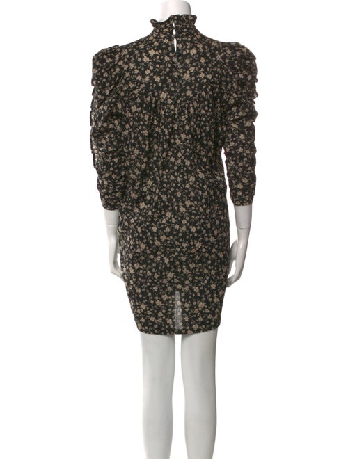 Secular Floral Print Knee-Length Dress