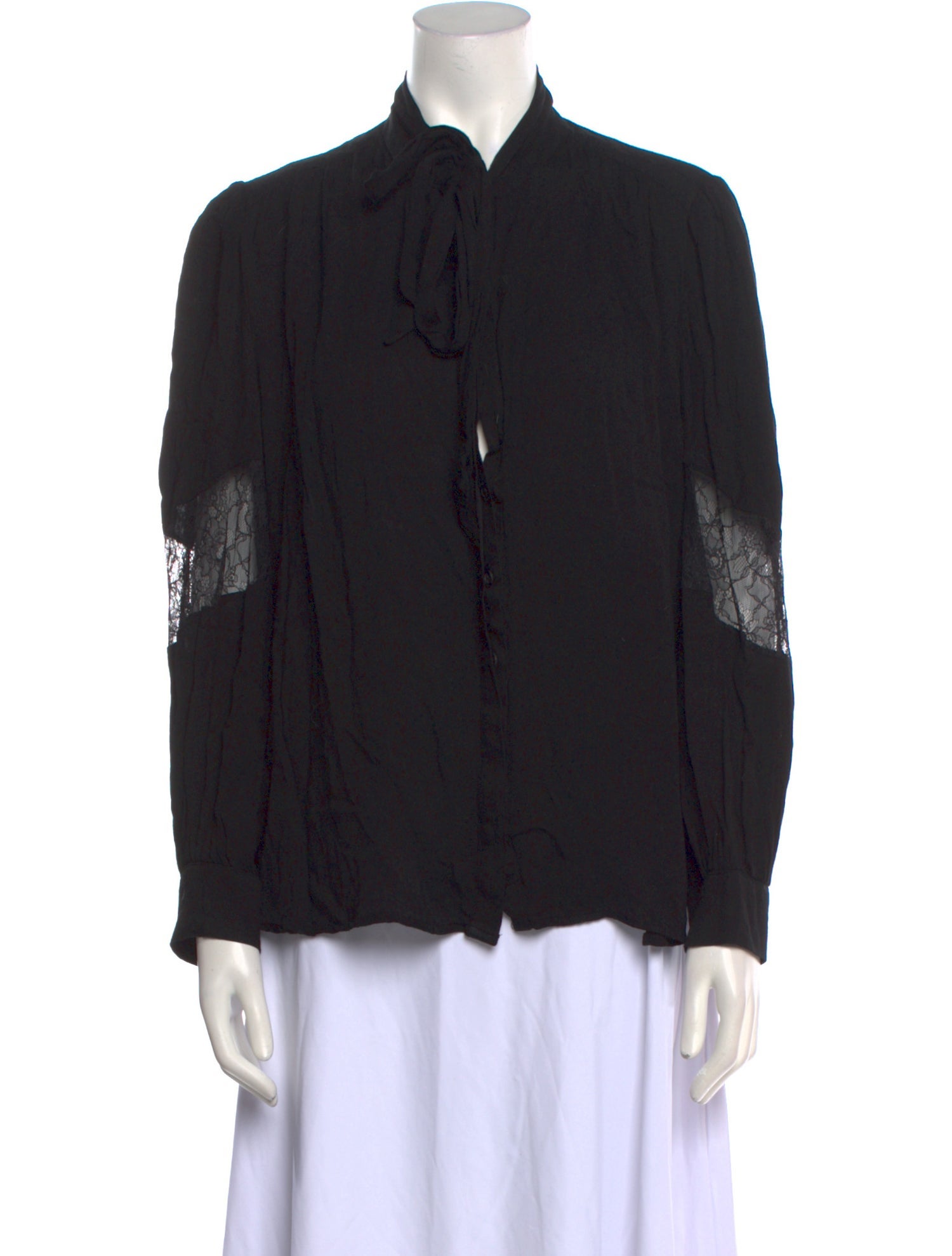 Secular Long Sleeve Button-Up Top