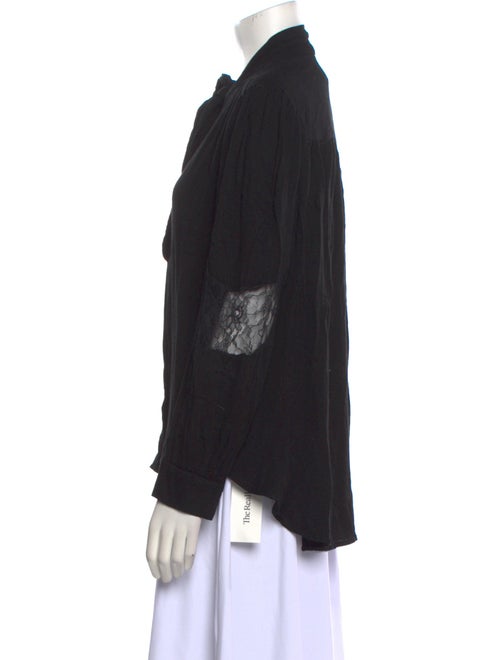 Secular Long Sleeve Button-Up Top