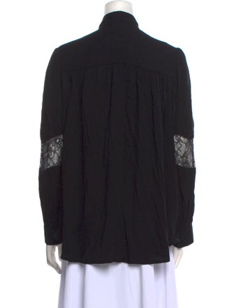 Secular Long Sleeve Button-Up Top