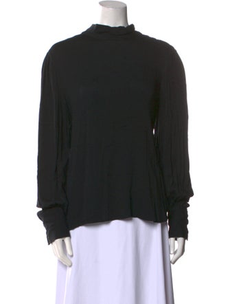 Secular Mock Neck Long Sleeve Sweatshirt