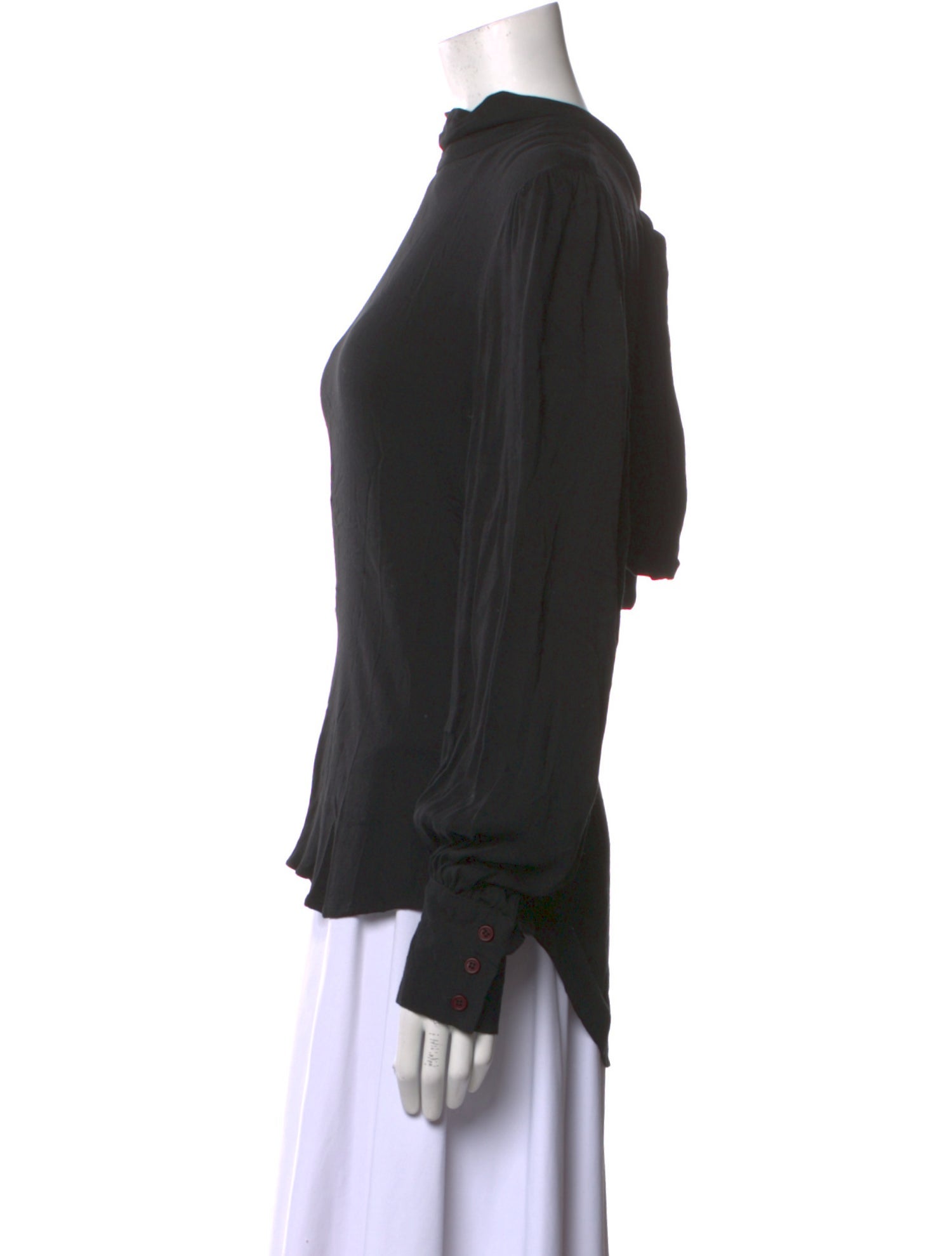 Secular Mock Neck Long Sleeve Sweatshirt