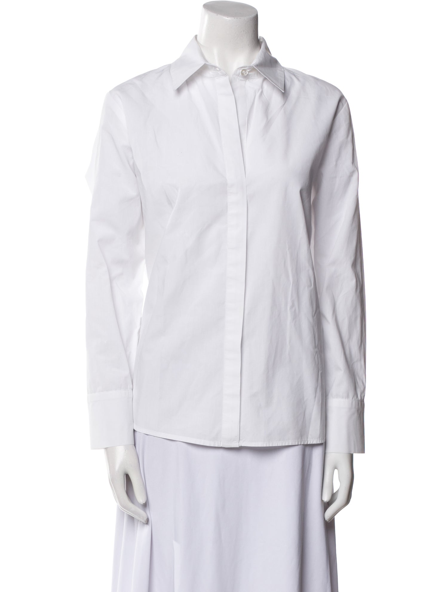 Secular Long Sleeve Button-Up Top