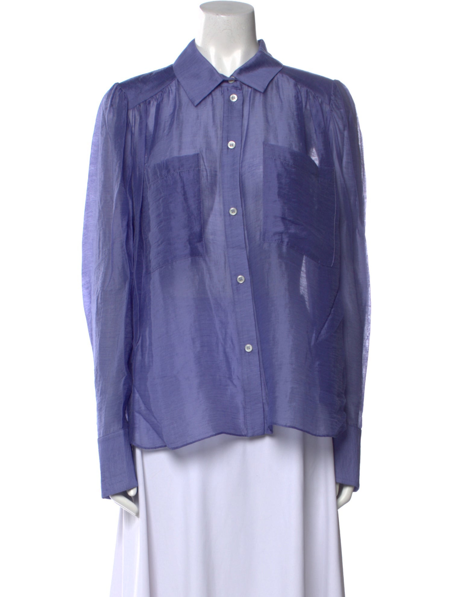 Secular Long Sleeve Button-Up Top w/ Tags