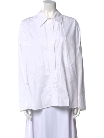 Secular Long Sleeve Button-Up Top