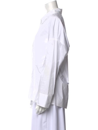 Secular Long Sleeve Button-Up Top