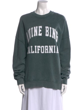 Secular Graphic Print Crew Neck Sweatshirt